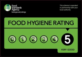 Food Hygiene Five Star Rating