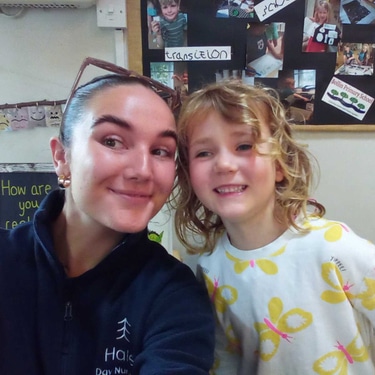 Staff and child happy (1)